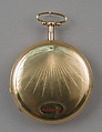 Skeleton watch, Watchmaker: Imitator of Breguet, Gold, glass, Swiss, La Chaux-de-Fonds