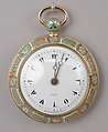 Watch, Metal, enamel, French, Paris, for Turkish market