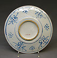 Plate, Faience (tin-glazed earthenware), probably French, Nevers