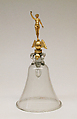 Bell, Glass, gilt bronze, Italian, Venice (Murano)