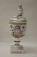 Vase with cover, Royal Porcelain Manufactory (Danish, 1775–present), Hard-paste porcelain, Danish, Copenhagen