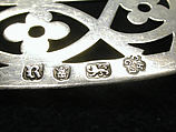 Fish slice, Charles Aldridge (active 1775–93), Silver, British, London