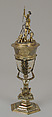 Nautilus cup, Friedrich Hillebrand (German, 1580–1608), Silver gilt, shell, German, Nuremberg