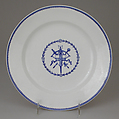 Plate, Tournai (Belgian, established ca. 1750), Hard-paste porcelain, Belgian, Tournai