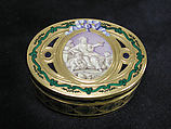 Snuffbox, Pierre Médard Mothet, Gold, enamel, French, Paris