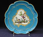Stand for ice-cream cup (plateau Bouret) (one of four) (part of a service), Sèvres Manufactory  French, Soft-paste porcelain, French, Sèvres