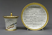 Saucer, Imperial Porcelain Manufactory  (Vienna, 1744–1864), Hard-paste porcelain, Austrian, Vienna