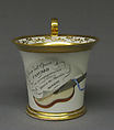 Cup, Imperial Porcelain Manufactory  (Vienna, 1744–1864), Hard-paste porcelain, Austrian, Vienna