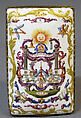 Snuffbox with Masonic symbols, Enamel on copper, British, possibly Birmingham