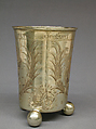 Beaker (Stopa), Silver gilt, Russian, Moscow
