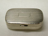 Snuffbox, Silver, German