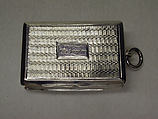 Vinaigrette box, Thomas Shaw (entered 1822), Silver, British, Birmingham