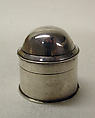 Vinaigrette or nutmeg box, Thomas Willmore British, Silver, British, Birmingham