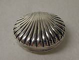 Vinaigrette box, Silver, British, Birmingham