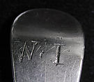 Two spoons, (of .29): William Tant (ca. 1762–1767), Silver, British, London