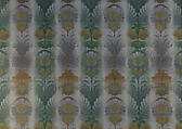 Wallpaper, Woodblock-printed paper, French