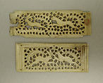 Plaques, Ivory (walrus) or bone, probably Russian