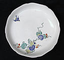 Dish, Hard-paste porcelain, Japanese, for European market