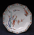 Plate, Hard-paste porcelain, Japanese, for European market