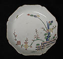 Dish, Chantilly French, Soft-paste porcelain, French, Chantilly