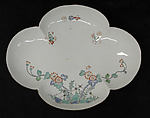 Tray, Chantilly French, Tin-glazed soft-paste porcelain, French, Chantilly