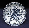 Plate, Worcester factory  British, Soft-paste porcelain, British, Worcester