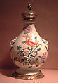 Pilgrim bottle with cover, Vienna, Hard-paste porcelain, silver gilt, Austrian, Vienna