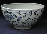 Bowl, Hard-paste porcelain, Japanese, for European market