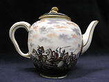 Teapot (part of a set), Capodimonte Porcelain Manufactory (Italian, 1740/43–1759), Soft-paste porcelain, Italian, Naples