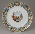 Plate, Imperial Porcelain Manufactory, St. Petersburg (Russian, 1744–present), Hard-paste porcelain, Russian, St. Petersburg