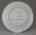 Plate, Imperial Porcelain Manufactory, St. Petersburg (Russian, 1744–present), Hard-paste porcelain, Russian, St. Petersburg