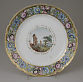 Plate, Imperial Porcelain Manufactory, St. Petersburg (Russian, 1744–present), Hard-paste porcelain, Russian, St. Petersburg
