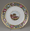 Plate, Imperial Porcelain Manufactory, St. Petersburg (Russian, 1744–present), Hard-paste porcelain, Russian, St. Petersburg
