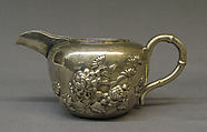 Cream jug, Te Chi (Chinese), Silver, Anglo-Chinese (Shanghai)