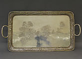 Two-handled tray, Te Chi (Chinese), Silver, Anglo-Chinese (Shanghai)