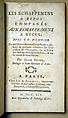 Les Échappemens à repos comparés aux echappemens à recul; et Examen des dernières observations de Monsieur de La Lande, Jean Jodin (Swedish, 1715–1761), Paper, leather, French