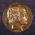 André Chénier, Poet (1762–1794), Medalist: Pierre Jean David d'Angers (French, Angers 1788–1856 Paris), Bronze, French