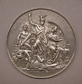 Bicentennial of the Siege of Vienna, Anton Scharff (Austrian, Vienna 1845–1903 Brunn am Gebirge) and Josef Tantenhayn, Silvered bronze, Austrian, Vienna