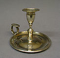 Chamber candlestick, John Emes, Silver, British, London