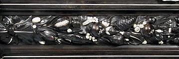 Bookstand, Design attributed to Charles-Auguste Questel (1807–1888), Ebony, ebony veneer, ebonized maple, oak, maple, rosewood, snakewood, ivory, mother-of-pearl; brass hardware and mounts; lined with silk velvet not original to the piece, French, Paris