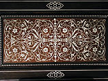 Bookstand, Design attributed to Charles-Auguste Questel (1807–1888), Ebony, ebony veneer, ebonized maple, oak, maple, rosewood, snakewood, ivory, mother-of-pearl; brass hardware and mounts; lined with silk velvet not original to the piece, French, Paris