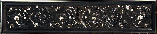 Bookstand, Design attributed to Charles-Auguste Questel (1807–1888), Ebony, ebony veneer, ebonized maple, oak, maple, rosewood, snakewood, ivory, mother-of-pearl; brass hardware and mounts; lined with silk velvet not original to the piece, French, Paris
