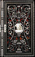 Bookstand, Design attributed to Charles-Auguste Questel (1807–1888), Ebony, ebony veneer, ebonized maple, oak, maple, rosewood, snakewood, ivory, mother-of-pearl; brass hardware and mounts; lined with silk velvet not original to the piece, French, Paris