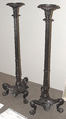 Pair of torchères, Karl Friedrich Schinkel  German, Cast iron, German, Berlin