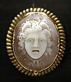 Casket, Unknown maker for R. &amp; S. Garrard &amp; Co. (founded 1735), Shell cameo; Macassar ebony; silver-gilt, British (casket) and Italian (cameos)