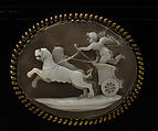 Casket, Unknown maker for R. &amp; S. Garrard &amp; Co. (founded 1735), Shell cameo; Macassar ebony; silver-gilt, British (casket) and Italian (cameos)
