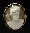 Casket, Unknown maker for R. &amp; S. Garrard &amp; Co. (founded 1735), Shell cameo; Macassar ebony; silver-gilt, British (casket) and Italian (cameos)