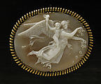 Casket, Unknown maker for R. &amp; S. Garrard &amp; Co. (founded 1735), Shell cameo; Macassar ebony; silver-gilt, British (casket) and Italian (cameos)
