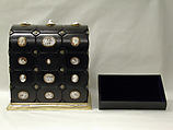 Casket, Unknown maker for R. &amp; S. Garrard &amp; Co. (founded 1735), Shell cameo; Macassar ebony; silver-gilt, British (casket) and Italian (cameos)