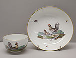 Teacup and saucer, Höchst Manufactory  German, Hard-paste porcelain, German, Höchst